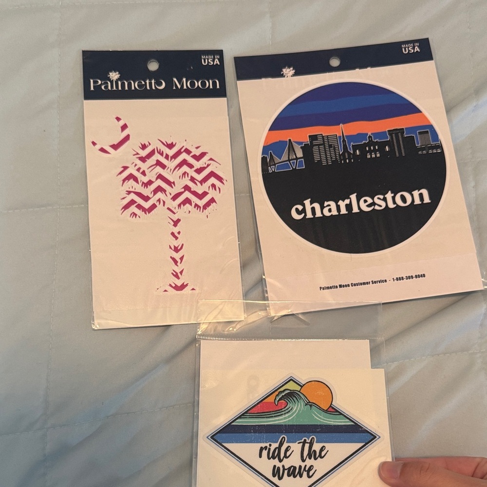 Charleston coastal Sticker Set